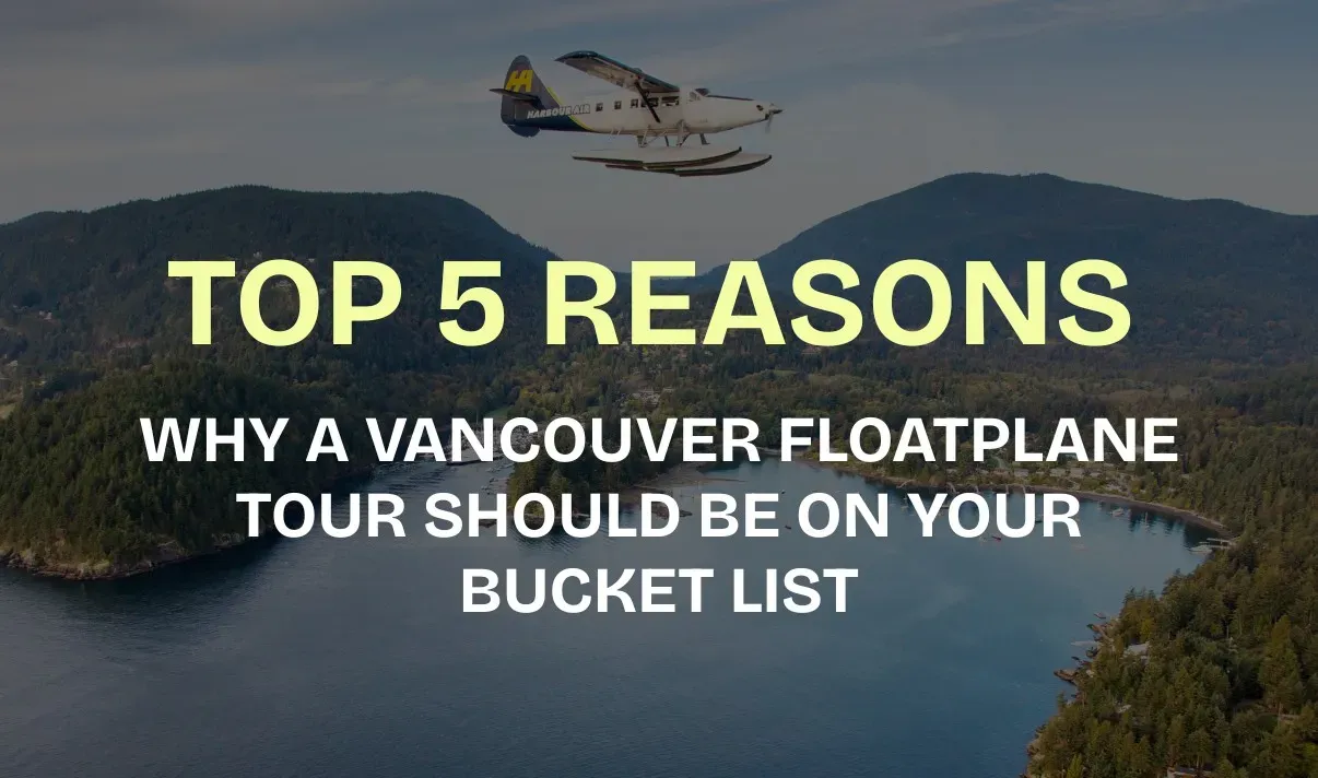 Photo of Seaplane Flying over Vancouver