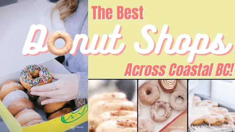 Best donut shops in coastal BC featured by Harbour Air